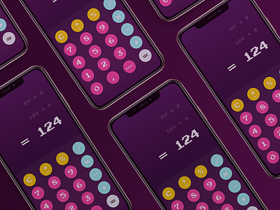Daily UI 004: Arcade-inspired calculator calculator dailyui004 design mobile ui