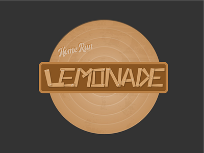 Home Run Lemonade Logo baseball brand identity lemonade lemonade stand rebound summer weekly warmup