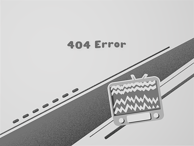 404 Error Illustration 404 error 404 error page 404 illustration error error page illustration tv tv illustration