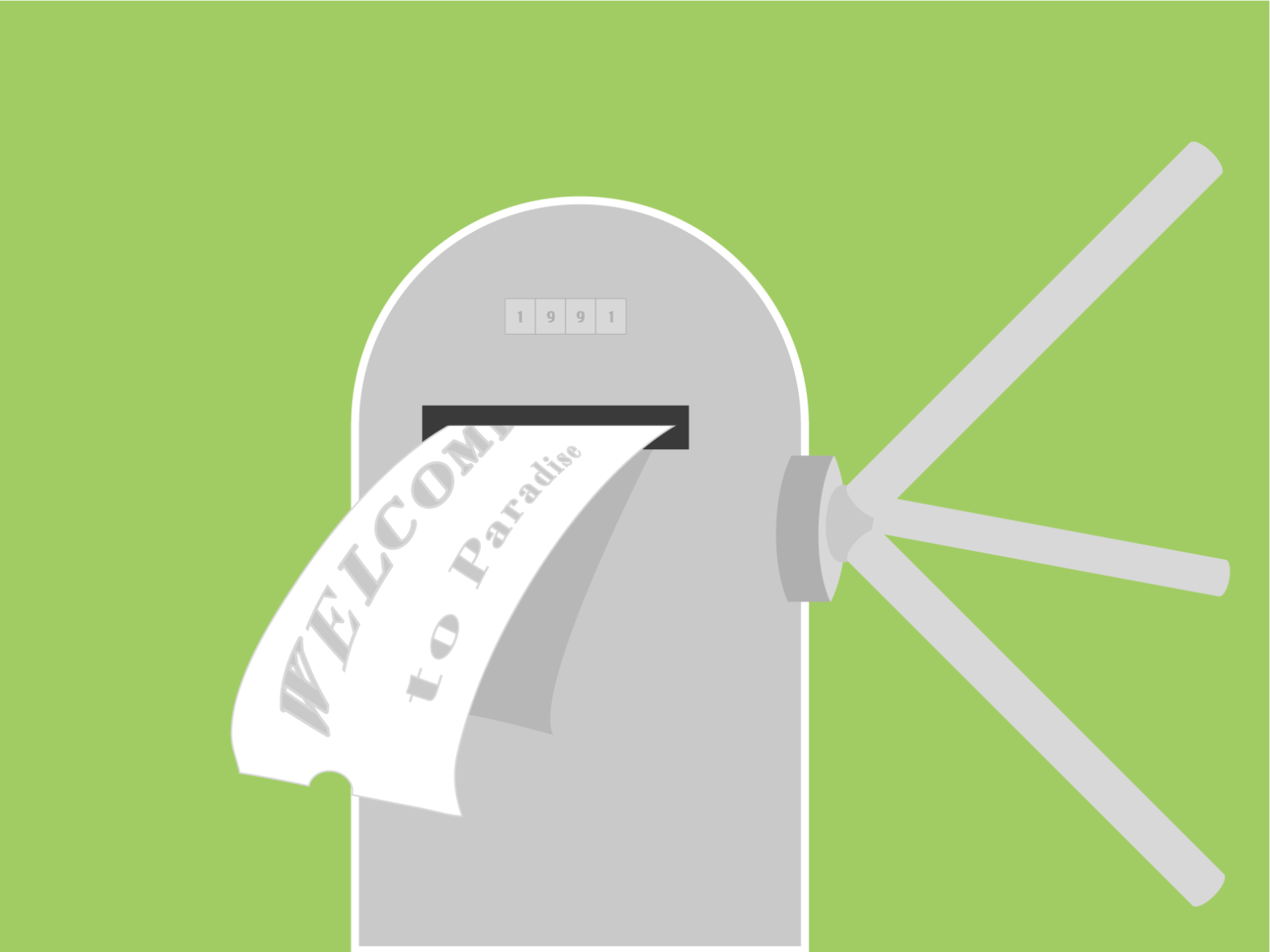 Welcome to Paradise Typography by Spencer La Buda on Dribbble