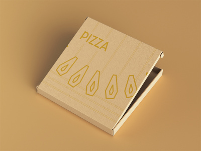 Minimal Pizza Box Design box box design minimal minimal design minimal pizza box package design packaging pizza pizza box pizza box design