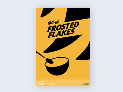 Frosted Flakes Redesign cereal cereal box cereal redesign frosted flakes frosted flakes redesign redesign warmup weekly warmup