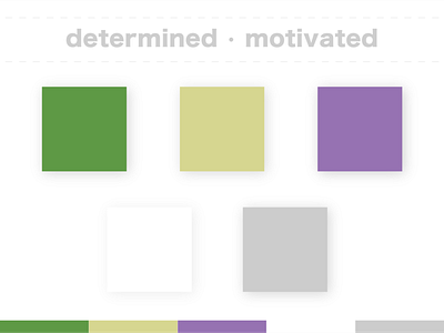 Determined • Motivated Color Palette