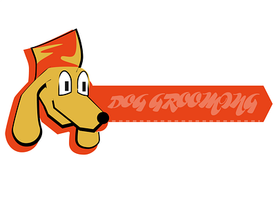 Dog Grooming Service Logo