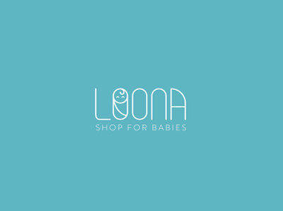 Loona Logo Design baby brand design logo design