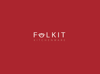 Folkit Logo Design brand design kitchenware logo design
