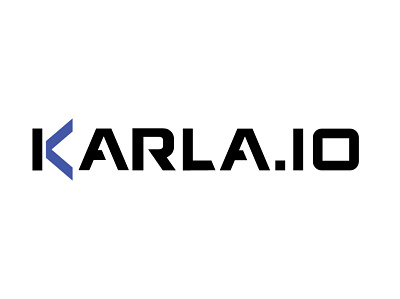 ' KARLA . IO ' Logo branding design font logo graphic design illustration lettermark logo modern vector