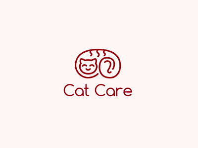 Cat Care Pet Shop Logo