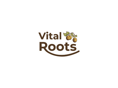 Vital roots branding design graphic design illustration logo modern vector
