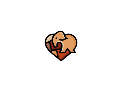 Elephant Logo branding design graphic design illustration logo modern vector