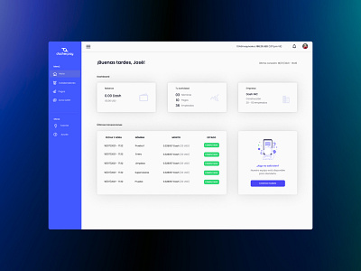 Dasherpay [Dashboard] crypto dashboard desktop figma fintech inspiration ui uiux ux webapp