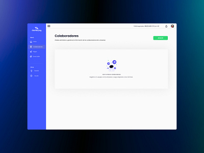 Dasherpay [Colaboradores, Empty State] app crypto dashboard design desktop figma fintech inspiration ui ux