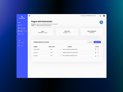 Dasherpay [Detalle de Nómina] app crypto dashboard design desktop figma fintech inspiration ui ux web