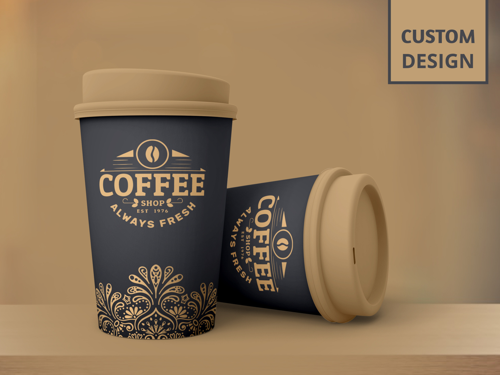 Coffee cup Design by Bayazid Bostami on Dribbble