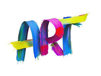 ART - Alta Magazine Cover 3dpaint abstract art color colorful cover editorial lettering logo magazine paint type
