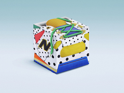 New Balance x Frapbois H710 cubes dots new balance newbalance polka dot polkadot pop print sneakers