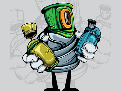 SPRAYCAN CHARACTER