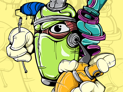 SPRAYCAN CHARACTER