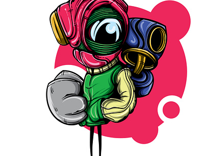 THE SPRAY CAN CHARACTER art character doodle drawing graffiti illustration skateboard spray paint street art vector