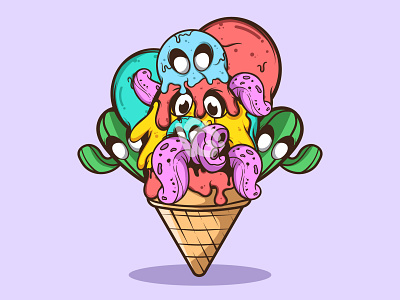 MONSTER ZOMBIE ICE CREAM