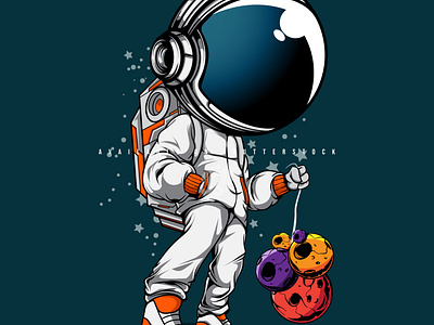 THE ASTRONAUT CONTROL THE PLANET