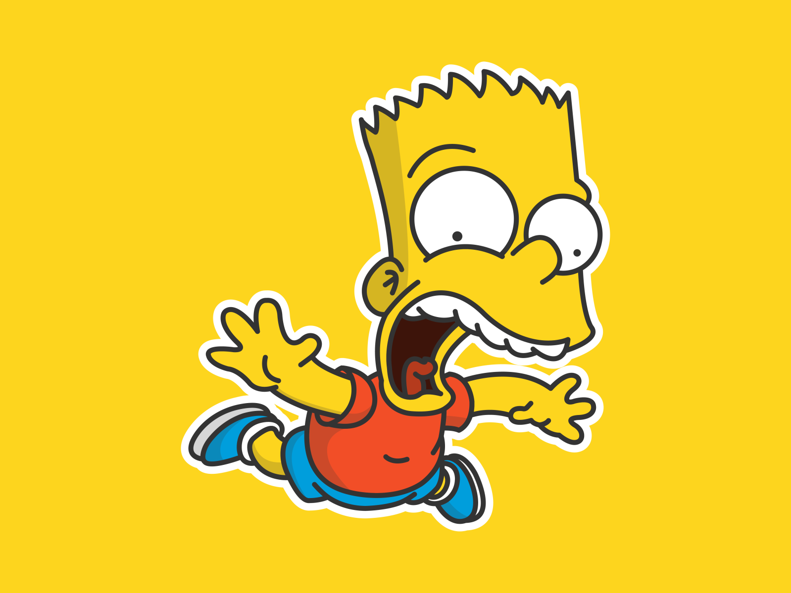Bart Simpsons by iconarie on Dribbble