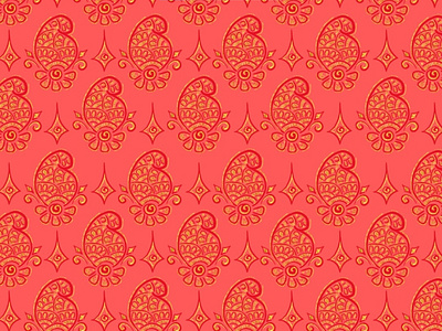Traditional pattern 1 - Dussara background