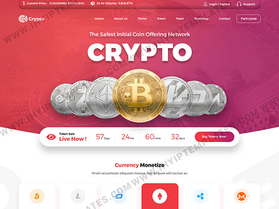 ICO Website Template