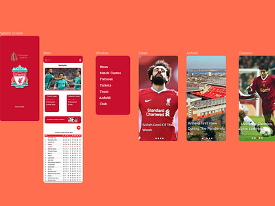 Liverpool FC App UI