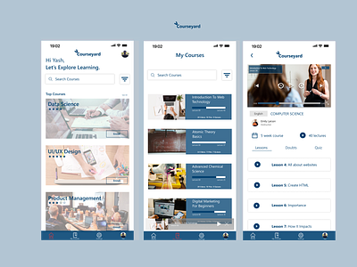 Courseyard - Online Course App