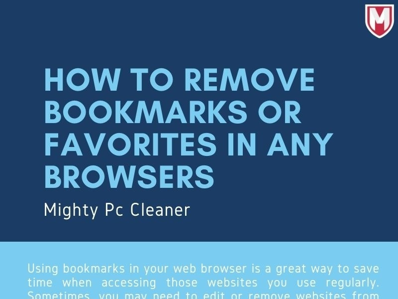 How to remove bookmarks or favorites in any browser by Sophia Jones on