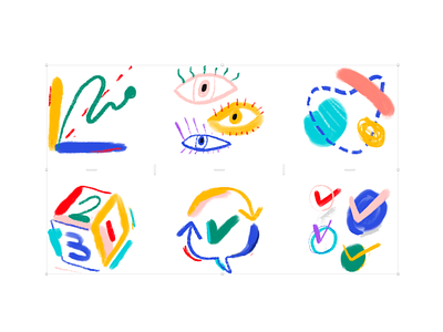 Expressionist Feature Icons