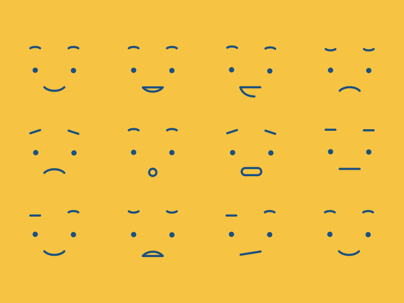 Faces atlassian emoticons faces illustration people smiley