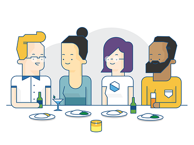 Software Teams atlassian characters cute illustration people story