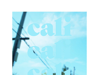 Cali 01 design graphic design music video titles type typography video