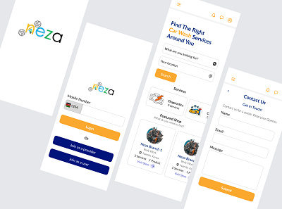 Neza Mobile Design app design ui ux