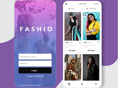 Fashion Store Login