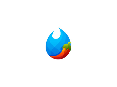 Chili Water Gradient Logo