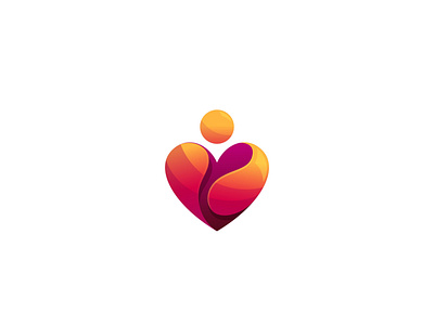 Human Love Gradient Logo