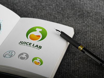 Juice Lab Gradient Logo