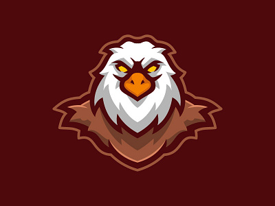 Eagle Warrior branding cartoon eagle esport logo game illustration logo character mascot logo vector warrior