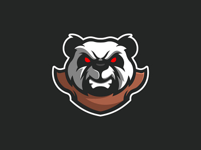 Angry Panda angry branding cartoon esport logo game illustration logo character mascot logo panda vector warrior wild