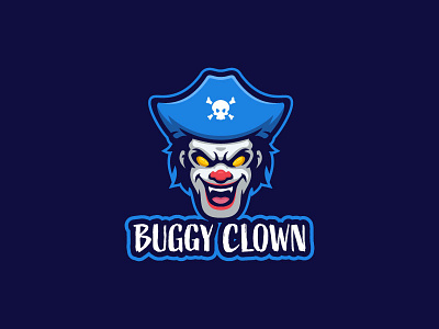 Buggy CLown cartoon character clown design esport logo illustration logo logo gaming mascot pirate pirates vector