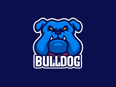 Bulldog animal bulldog cartoon character design dog esport logo illustration logo logo gaming mascot pet vector wild