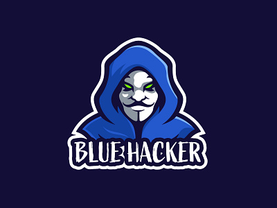 The Hijacker cartoon character cloak design esport logo hacker hijacker illustration logo logo gaming mascot vector