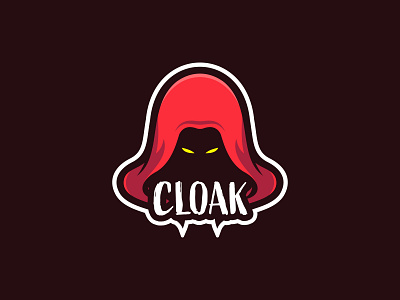 Cloak Master cartoon character cloak demon design devil esport logo illustration logo logo gaming mascot vector wizard