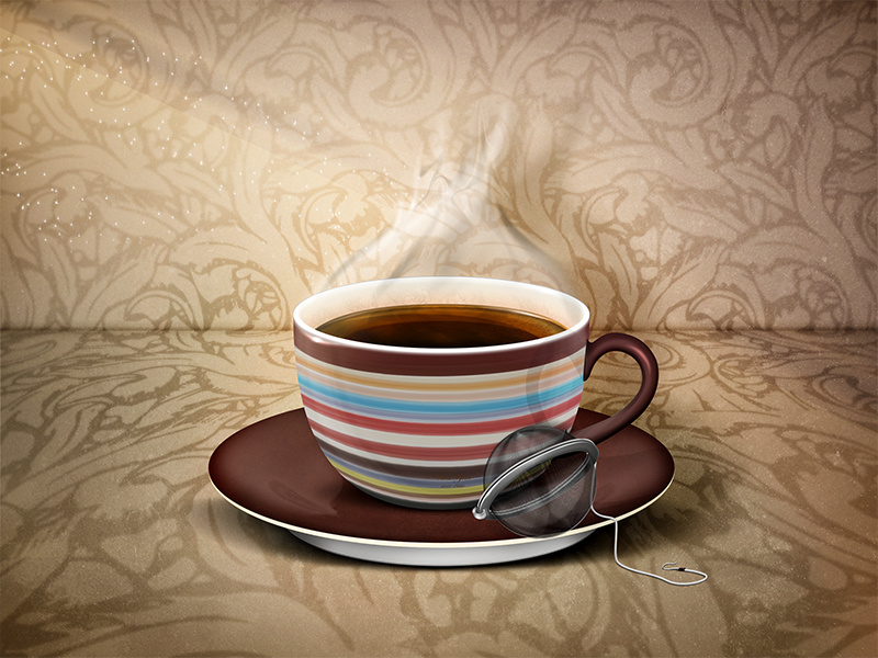 Tea Time Illustration By David Yim On Dribbble