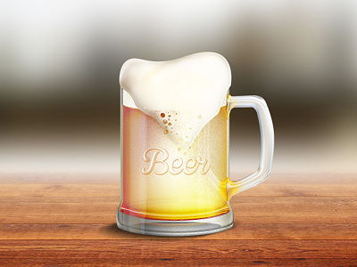 Beer bar beer foam glass pint