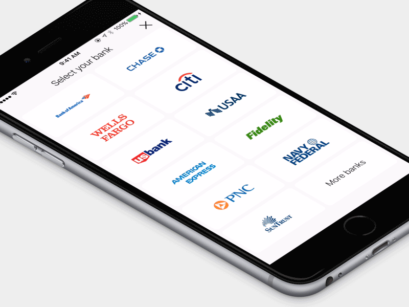 Plaid Link for iOS bank banks credentials ios login plaid sdk