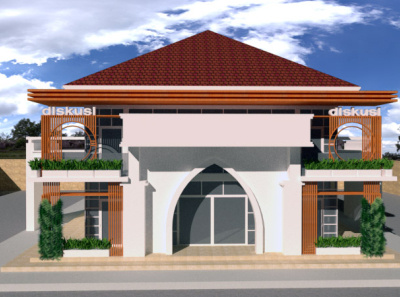 Diskusi Cafe 3d 3d design design exterior exterior design exterior rendering home interior vascad